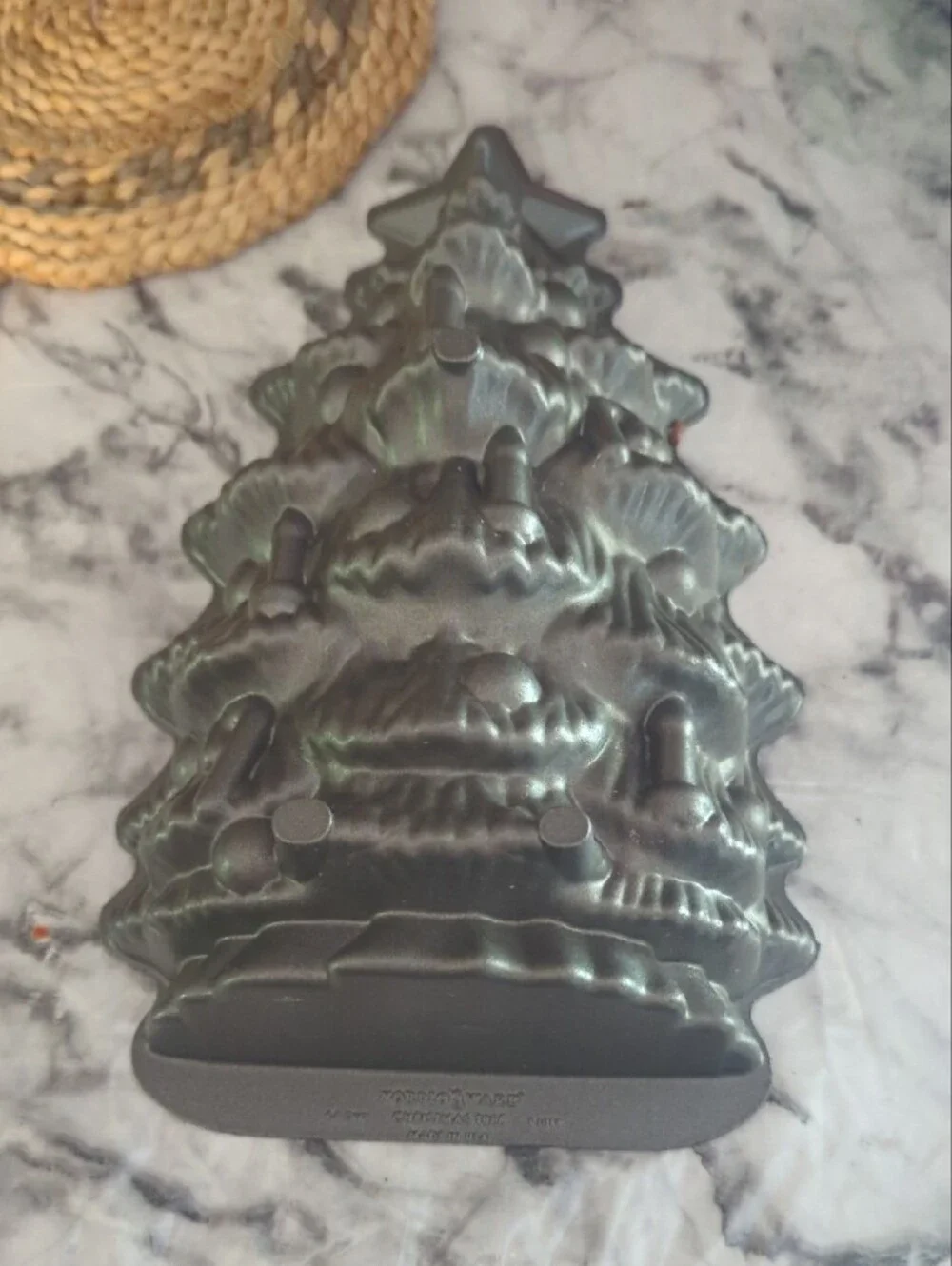 Nordic Ware Dark Gray Christmas Tree Cake Mold